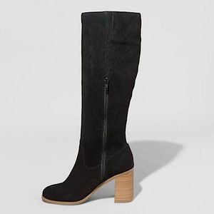 Riding Knee-High Black Boots